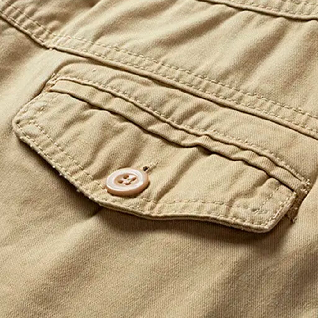 Bermuda Masculina Tradition Borenzi BZ525 feita em brim premium, com caimento ajustado, ventilação e design sofisticado que une conforto e estilo.