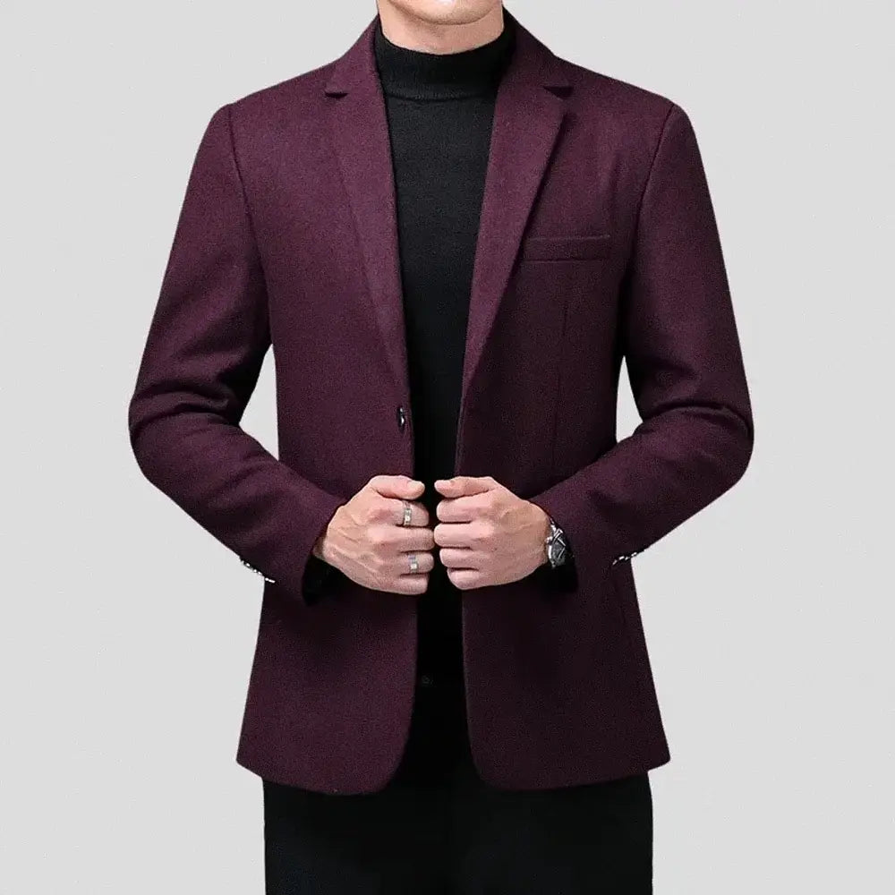 Blazer Masculino Slim Herrera Borenzi BZ061, com design slim fit, moderno e confortável. Disponível em materiais de alta qualidade.