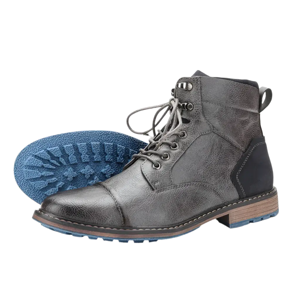 Bota Masculina de Couro Borenzi BZ284 com couro premium, solado emborrachado e design moderno. Perfeita para ambientes urbanos e aventuras.