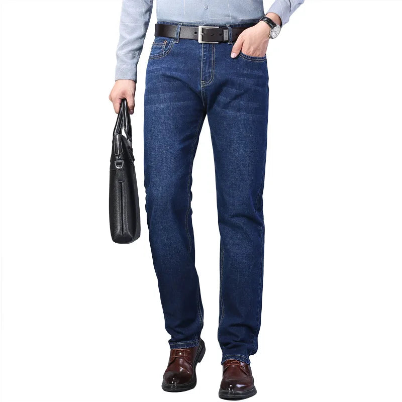 Calça Jeans Clássica Masculina Borenzi BZ005 – tecido premium com conforto, durabilidade e elegância em cada detalhe