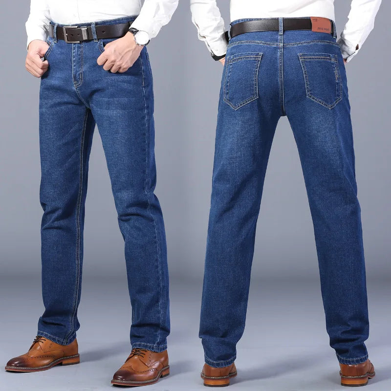 Calça Jeans Clássica Masculina Borenzi BZ005 – tecido premium com conforto, durabilidade e elegância em cada detalhe
