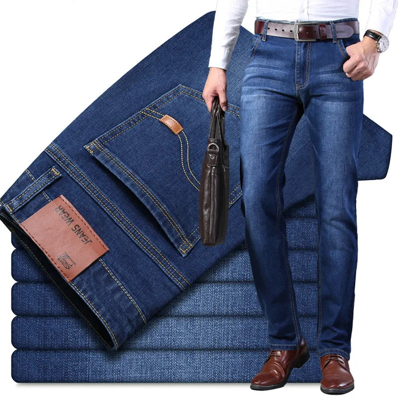 Calça Jeans Clássica Masculina Borenzi BZ005 – tecido premium com conforto, durabilidade e elegância em cada detalhe