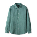 Camisa de Linho Lisa Masculina Borenzi BZ790 feita em linho premium com caimento elegante, respirável e durável para todas as ocasiões.