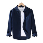 Camisa de Linho Masculina Borenzi BZ538 em linho premium, disponível em várias cores. Design clássico, respirável e elegante para looks refinados.