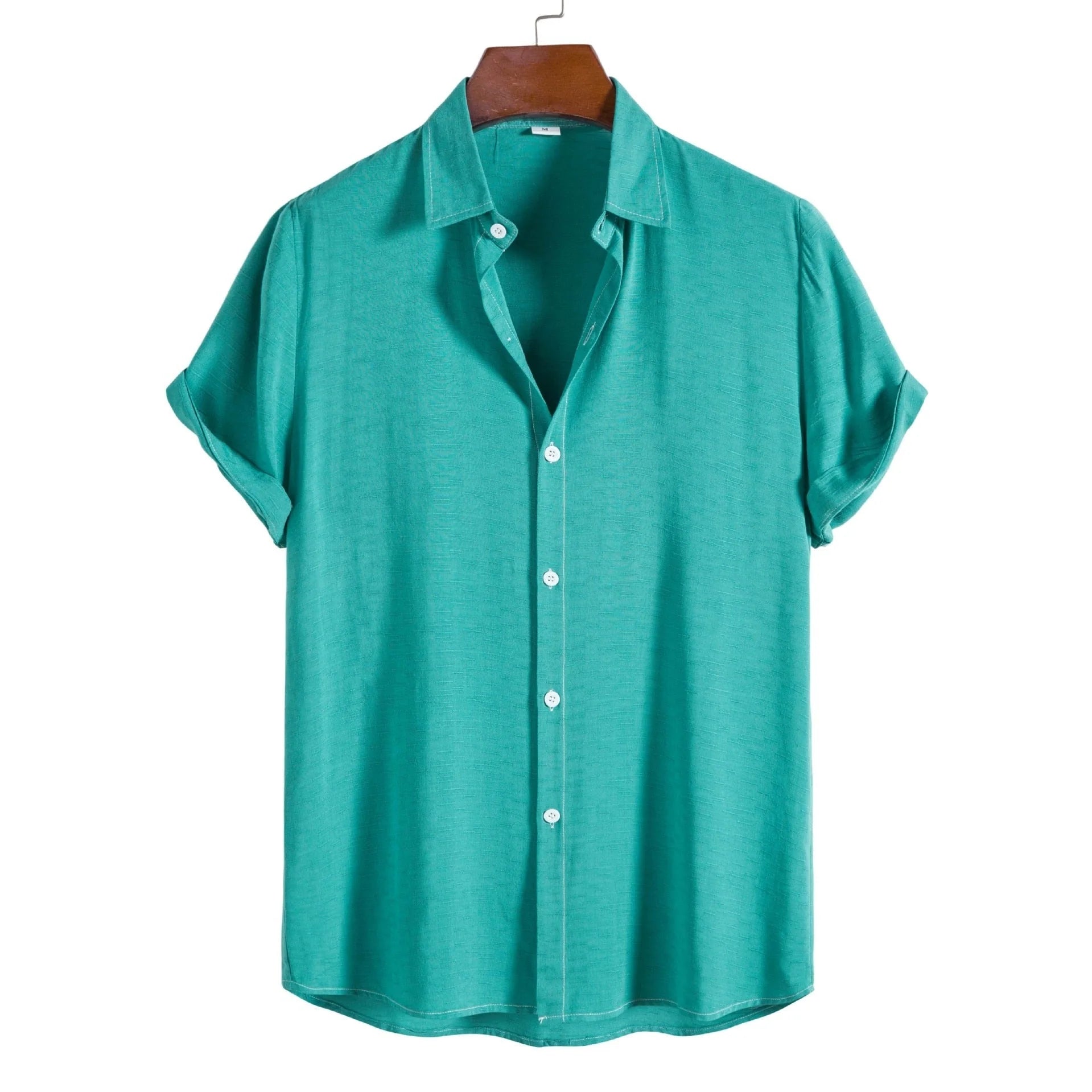 Camisa Manga Curta Borenzi Solare BZ595 feita em tecido leve e respirável, com design moderno que garante frescor, conforto e sofisticação versátil.