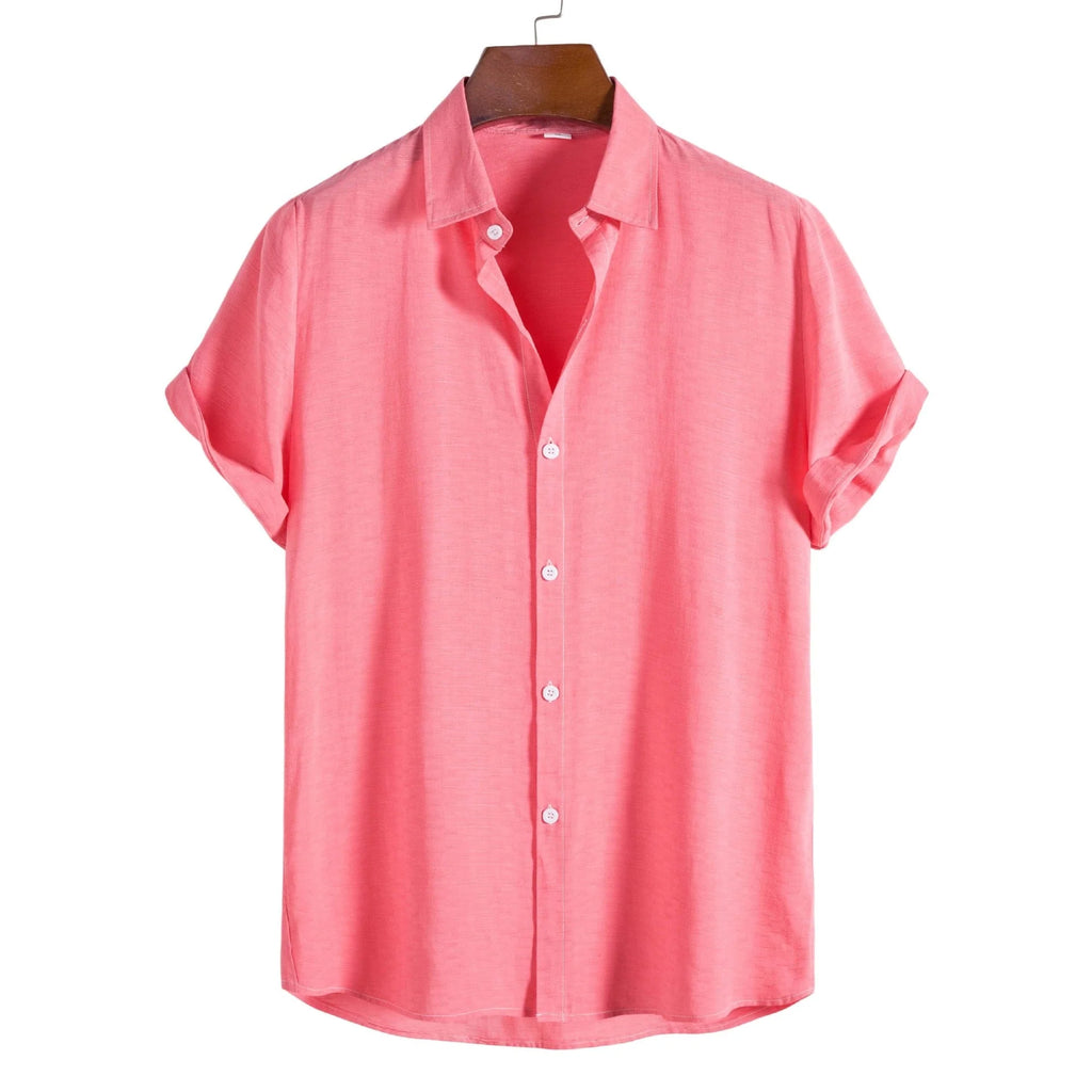 Camisa Manga Curta Borenzi Solare BZ595 feita em tecido leve e respirável, com design moderno que garante frescor, conforto e sofisticação versátil.