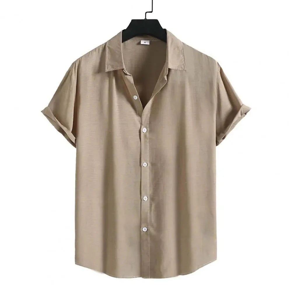 Camisa Manga Curta Lisa Borenzi BZ537 feita em tecido leve e respirável, com design minimalista e caimento ajustado que garante estilo e conforto.
