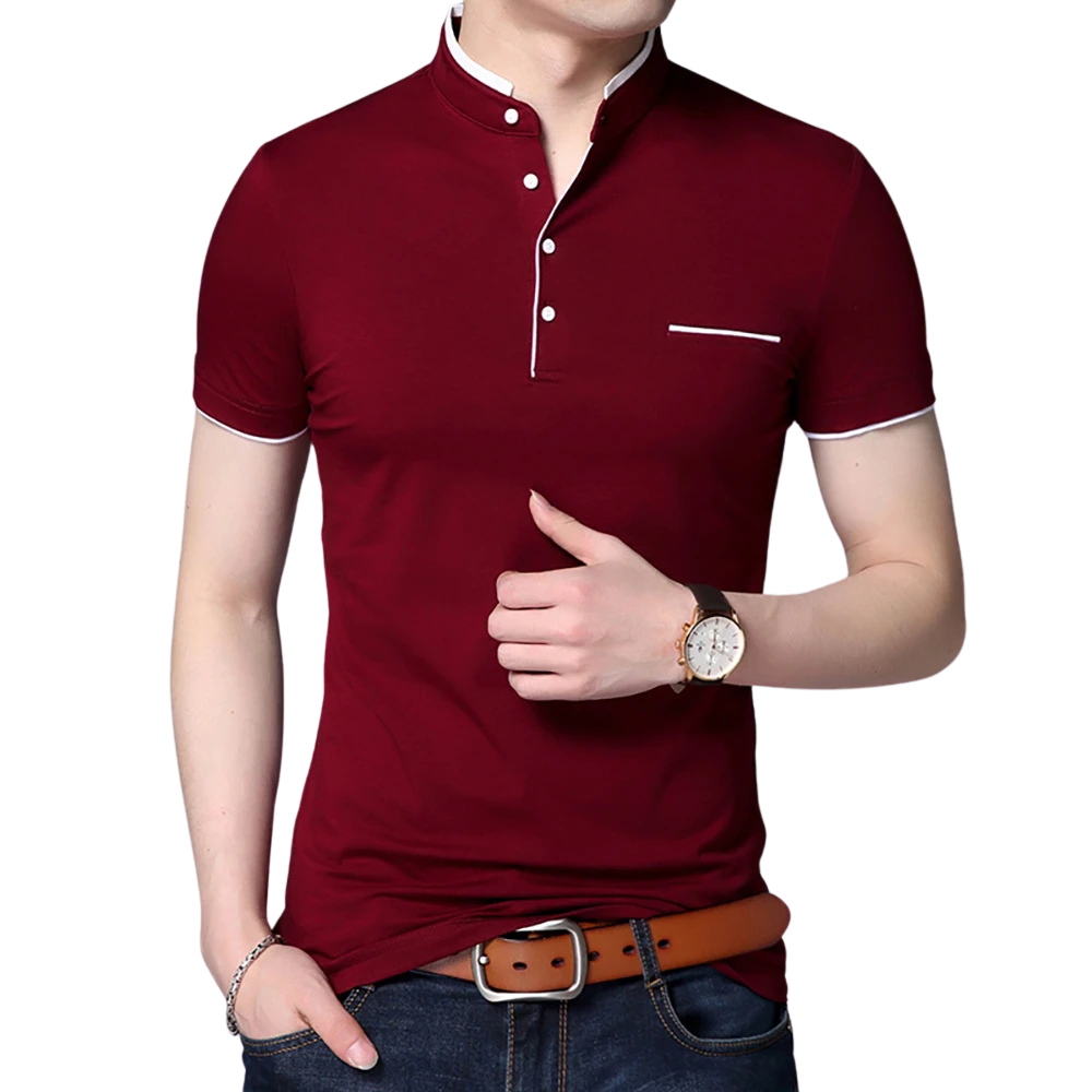Camisa Polo Masculina Borenzi Beyond BZ079, confeccionada em algodão e poliéster, com toque suave e design versátil para diferentes ocasiões.