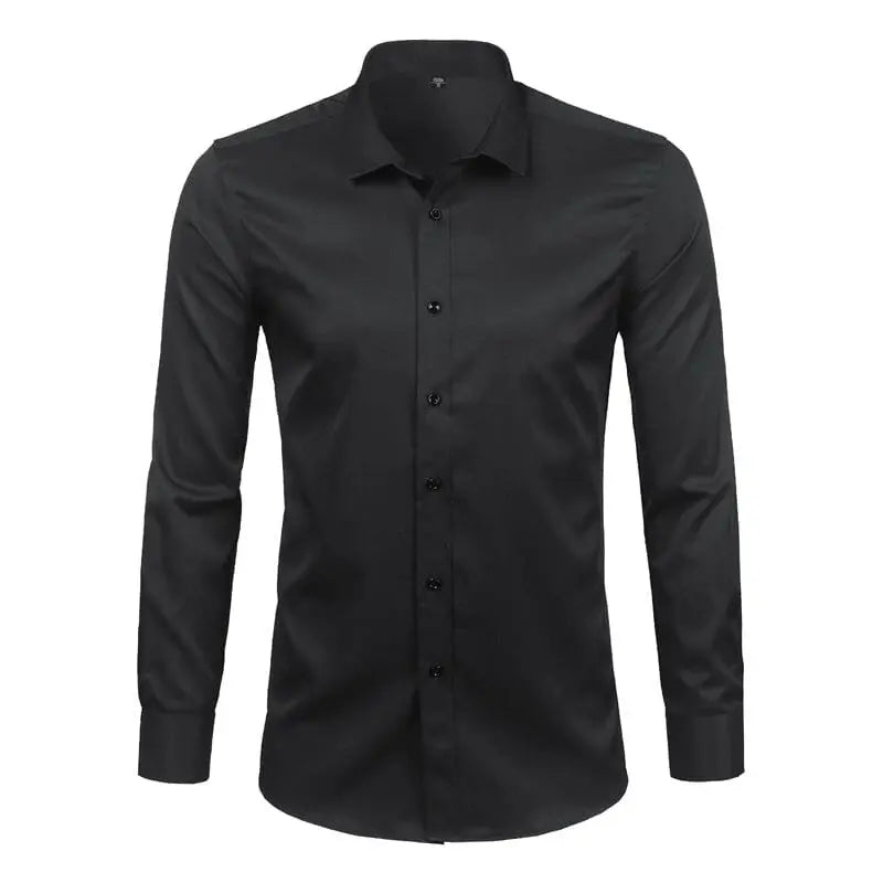 Camisa Social Masculina Borenzi BZ011 com design elegante e confortável, perfeita para o trabalho e eventos formais.