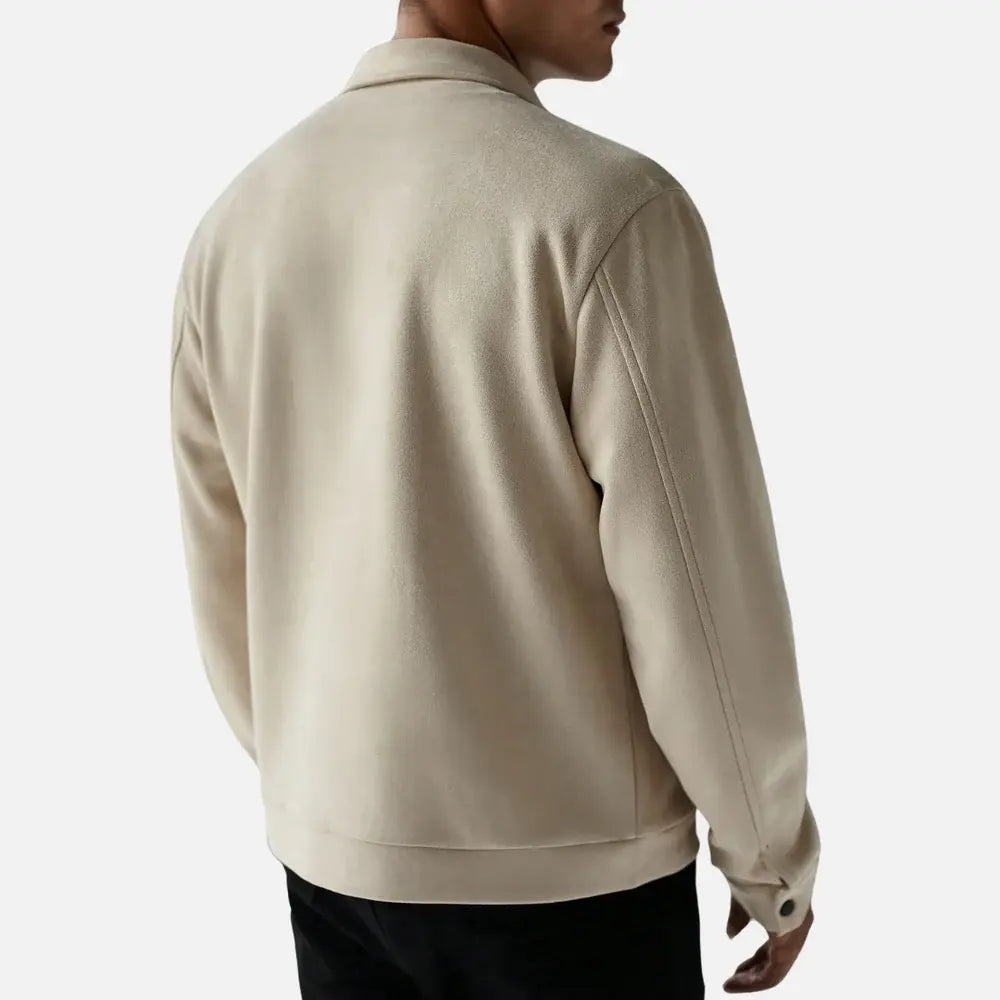 Jaqueta Masculina Casual Borenzi BZ026 com fechamento frontal por zíper, mangas longas e estilo moderno. Conforto e sofisticação para o dia a dia.