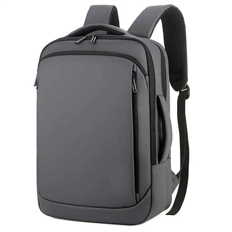 Mochila Executiva Borenzi BZ066 com tecido impermeável, porta USB, alças acolchoadas e espaço seguro para notebook 15''. Ideal para trabalho e viagens.
